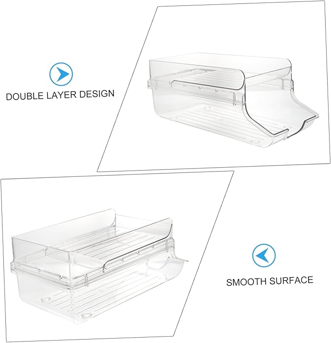 ABOOFAN Beverage Can Dispenser for Fridge Soda Dispenser Stand Drink Organizer Fridge Storage Box