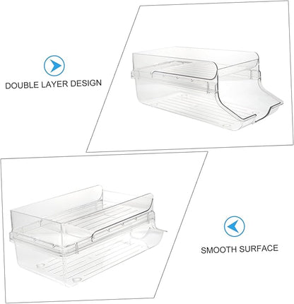 ABOOFAN Beverage Can Dispenser for Fridge Soda Dispenser Stand Drink Organizer Fridge Storage Box