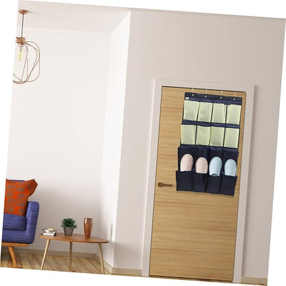 Space Saving Hanging Shoe Bag over The Door Shoe Organizer for Closet Rv Bathroom