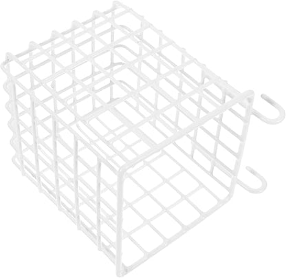 4pcs Over the Door Wire Basket Organizer Sturdy Iron Hanging Storage Basket for Kitchen Pantry Craft Space Saving with Capacity and Resistant Finish