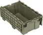 Quantum QDC2012-7 Distribution Bin, Heavy Duty Attached Top Container, 11-9/16"W x 19-5/8"L x 7-1/2"H Overall Size, Gray