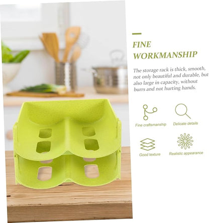 4pcs Stackable Can Organizer for Refrigerator and Pantry Storage Material Dispenser Rack Space-Saving Design for Beverages Soda and Wine