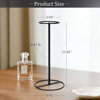 SEKSON Cowboy Hat Stand, Tabletop Hat Display Rack, Metal Iron Hat Holder Stand for Caps, Wigs, Helmets (2 Pack)