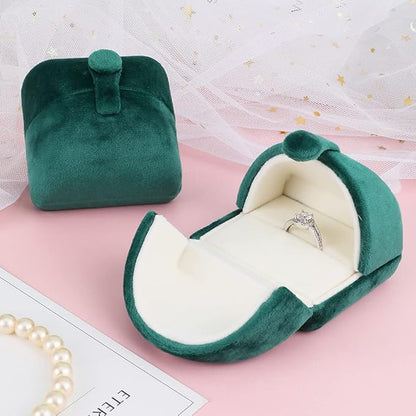 Velvet Jewelry Box Pedant Boxes Jewellry Organizers Jewelry Case for Birthday Engagement Wedding Anniversary (Large Pendant Box)