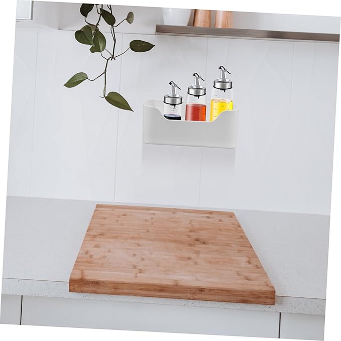 2pcs Kitchen Shelves Adhesive Wall Mount Organizer Compact Storage for Bathroom Kitchen