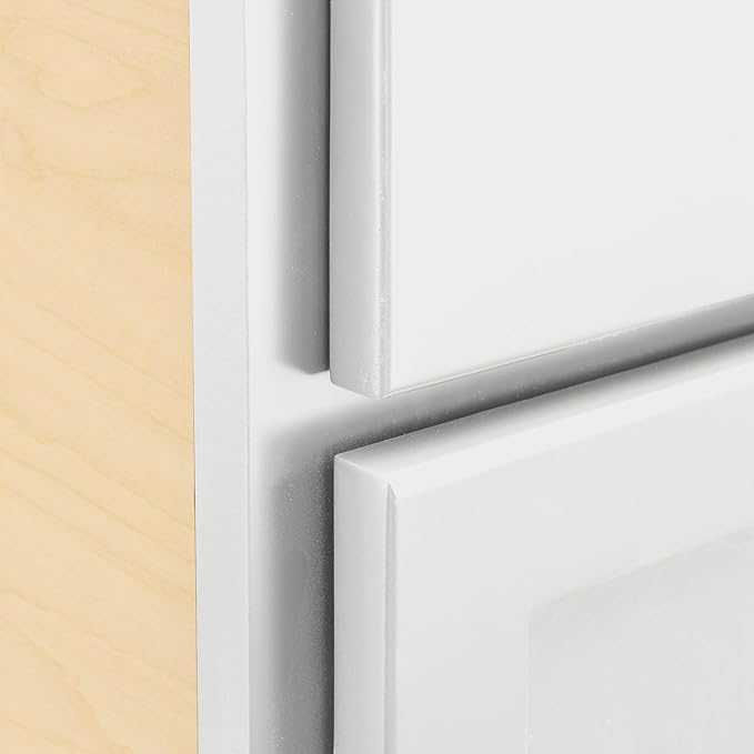 Quicklock RTA (Ready-to-Assemble) | Base Kitchen Cabinets - Shaker Style | Made in America (Pure White, 15" Wx34.5 Hx24 D Base)