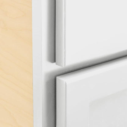 Quicklock RTA (Ready-to-Assemble) | Base Kitchen Cabinets - Shaker Style | Made in America (Pure White, 15" Wx34.5 Hx24 D Base)