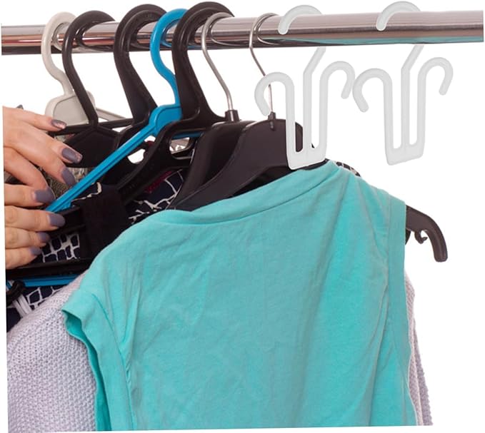 GLEAVI 50pcs Hanging Shoe Rack Drying Leggings Organiser Hanger Compact Storage Organizer for Shoes