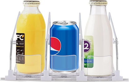MINGZHE Fridge Can Dispenser,Refrigerator Beverage Storage Box Automatic Beverage Pusher Stacking Can Dispensers soda can dispenser(#1)