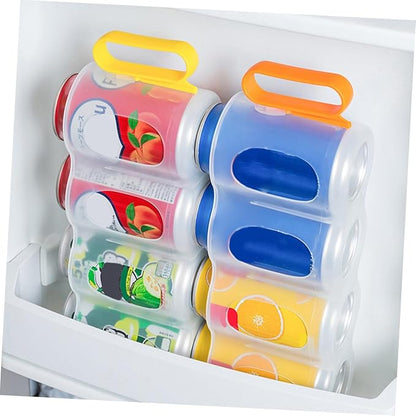 Garneck Fridge Drink Can Organizers 3pcs Soda Can Organizer for Refrigerator Plastic Can Rack Kitchen Can Organizer Beer Supply Can Holder