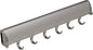 Belt Rack TAG Synergy Elite Collection (Matt Aluminum with Chrome, 6 Hook, 13 7/8")
