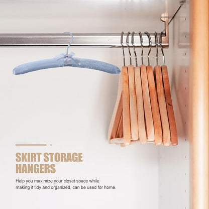 5Pcs Satin Padded Hangers Anti Slip Clothes Hangers Sweater Hangers Dress Shirt Hanger for Wedding Dresses Hangers Party Favors