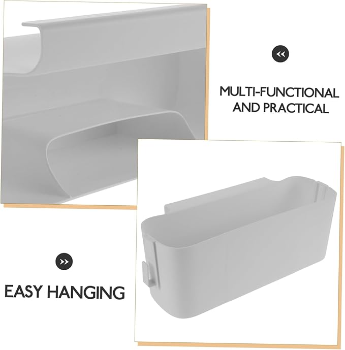 Operitacx Bedside Hanging Organizer Basket Dormitory Bed Storage for Remote Phone Glasses Sundries Easy to Install Bedside Container for Bunk Beds College
