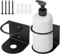 2 Pcs Spray Bottle Holder Wall Mount Bottle Organizer Spray Can Holder Organizer for Garage and Workspace Paint Rack with Hardware (Black)