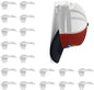 20 Pack Hat Organizer Rack for Baseball Caps, Adhesive Hat Holder Floating Display for Wall, Over the Door and Closet, No-Drilling Room Organization & Decor Hook Accessories