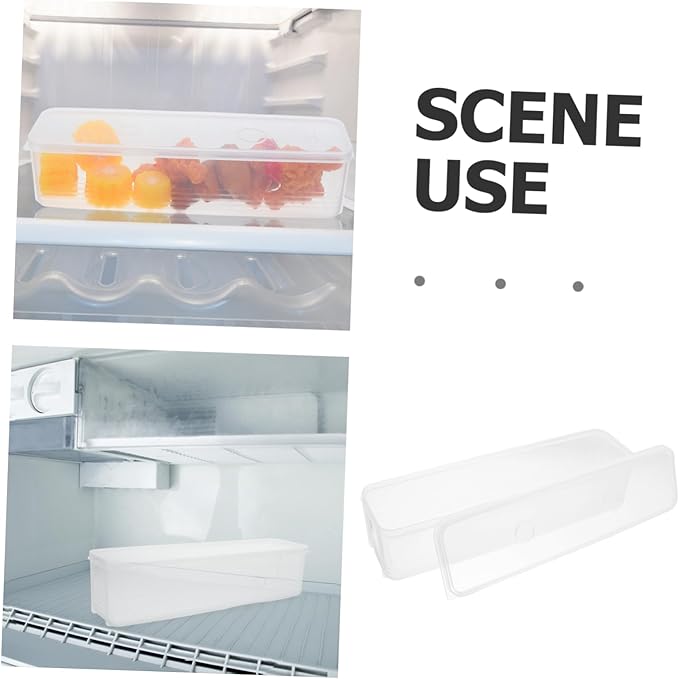 VOSAREA Versatile Kitchen Pantry Storage Airtight Food Storage Containers Fridge Drawer Organizer Bins for Scallions Cilantro Onions Pasta Spaghetti