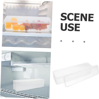 VOSAREA Versatile Kitchen Pantry Storage Airtight Food Storage Containers Fridge Drawer Organizer Bins for Scallions Cilantro Onions Pasta Spaghetti
