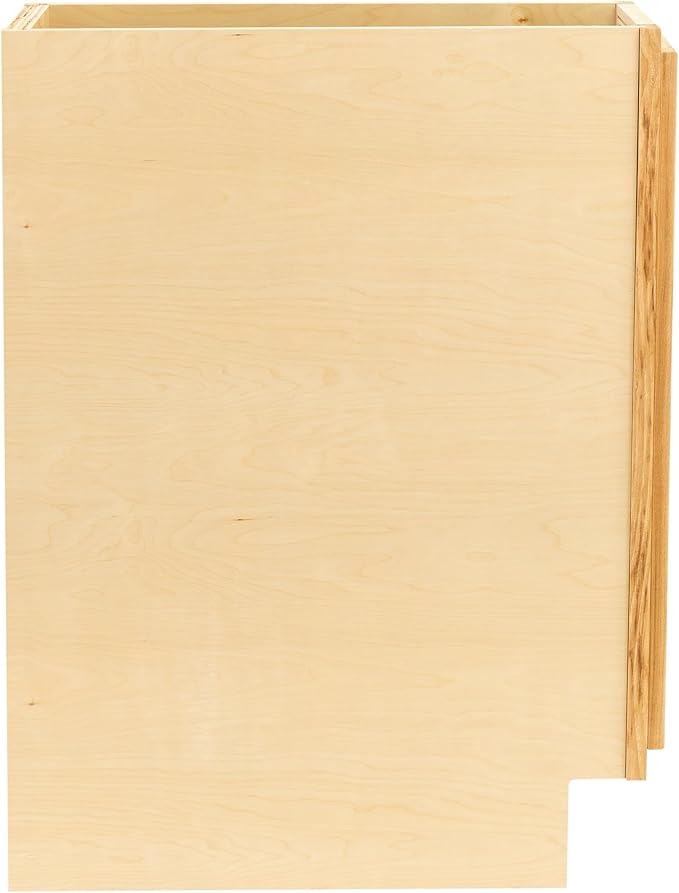 Quicklock RTA (Ready-to-Assemble) | Base Kitchen Cabinets - Shaker Style | Made in America (Rustic Hickory, 9" Wx34.5 Hx24 D Base)