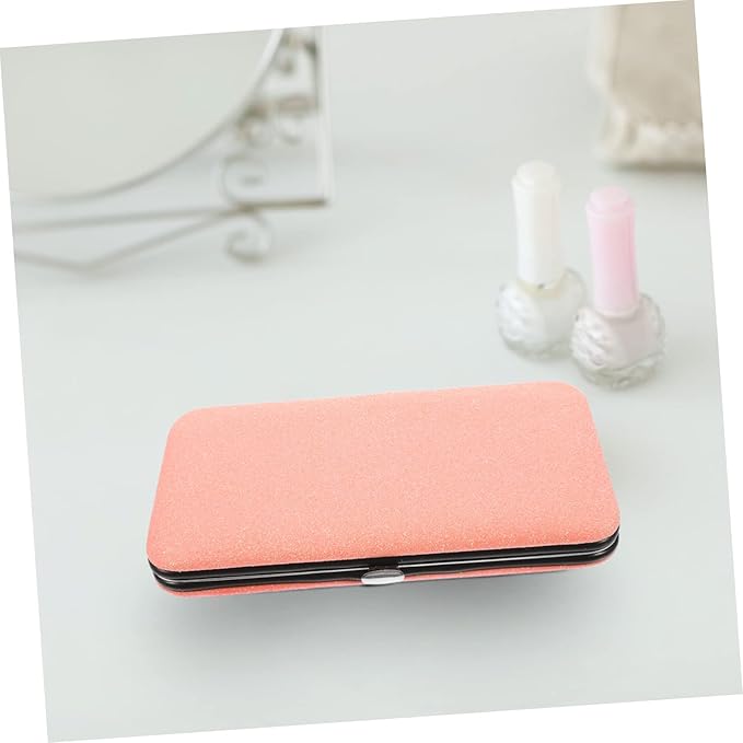 Eyelash Tweezers Case 6.10X3.14X0.59In Portable Magnetic Closure Storage Box Organizer for Eyelash Tweezers and Makeup Accessories