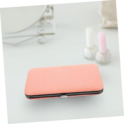 Eyelash Tweezers Case 6.10X3.14X0.59In Portable Magnetic Closure Storage Box Organizer for Eyelash Tweezers and Makeup Accessories