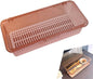 Flatware Tray with Lid and Drainer,Silverware Tray Kitchen Dinnerware Holder and Utensil Storage Container for Flatware and Silverware(Brown)
