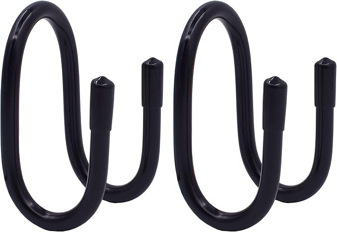 YYST Handbag Backpack Purse Hanger Hook Over The Closet Rod for Scarves, Men's Ties, Women's Shawls, Belts, Handbags, Wristlets, Purses, Bags,Backpacks, Satchels,etc (2)