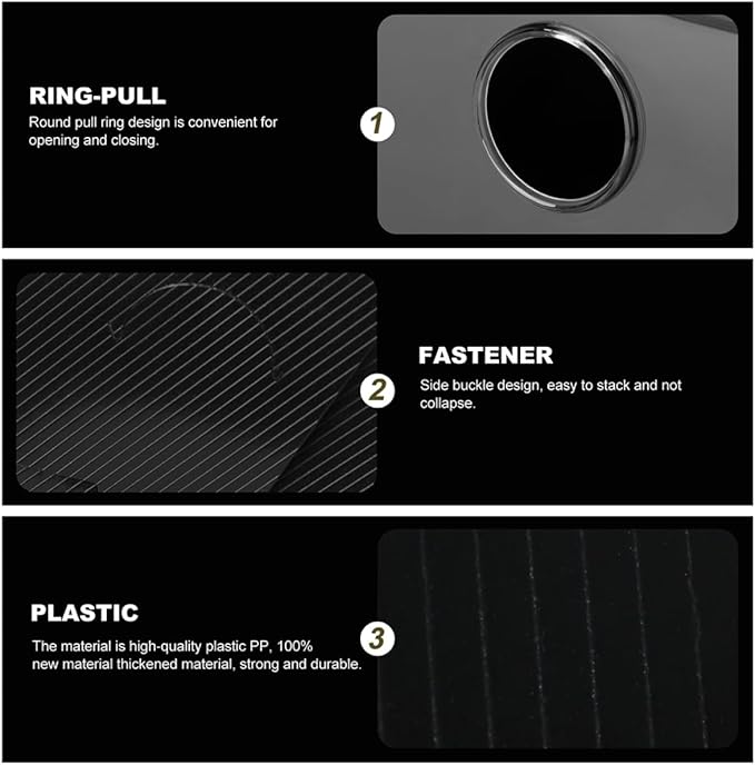 Mobestech 6Pcs Stacked Shoe Storage Box Plastic Organizer Magnetic Door Dustproof and Resistant for Sneakers and Boots Stackable Shoe Boxes for Closet