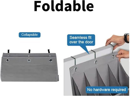 Space Saving Over Door Shoe Holder Maximized Storage with Oxford Over Door Organizers for Small Living Spaces Hanging Storage