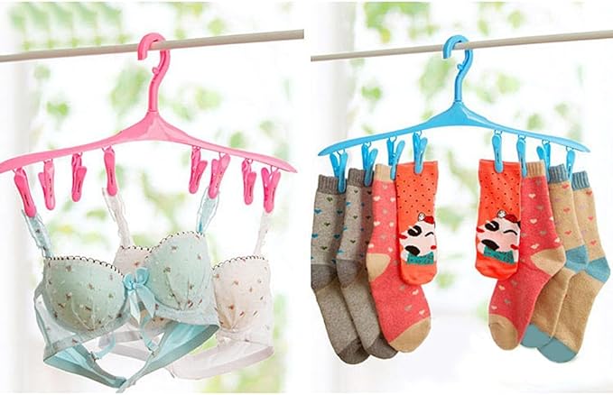 Multi Function Underwear Socks Home Closet Clothes Drying Hanger Racks 3Pcs Pack