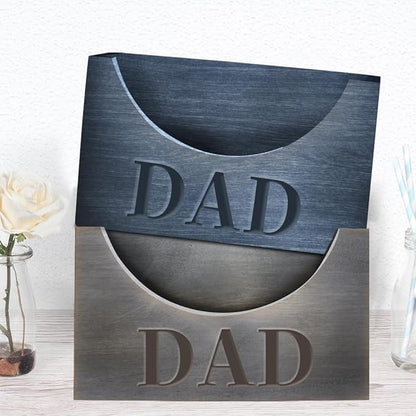 Personalized Dad Hat Holder Organizer Kit for Fathers Day,Custom Wooden Baseball Cap Organizer Hanger,Hat Holder Display,dad Cap holder,Hat Box Hanger Stand Gift for Dad Papa Grandpa