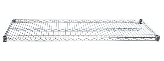 NSF Approved Heavy Duty Chrome Wire Shelf | 60" x 14" | Adjustable Metal Storage Shelf for Kitchens, Utility Rooms, Storage, Offices & Home