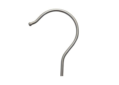NAHANCO 40117 Retro Series Wooden Top Hangers, 16", Low Gloss White (Pack of 100)