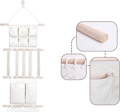 OOSAKU Headbands Holder for Girls Baby Hair Accessories Organizer Storage Wall Hanging Decor for Toddler Girls Room Wall Door Closet Hair Bows Organizer