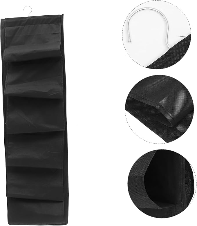 OUNONA Over The Door Hanging Storage Bag for Shoes and Underwear Organizer for Closet Space Saving Wall Mounted and Tear Resistant Design for Bedrooms and