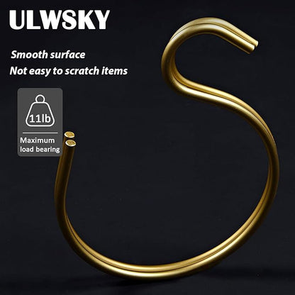 4Pcs Gold Hat Hanger,Scarf Ring Hangers,Multi-Purpose Circle Storage Hook,for Baseball Caps,Belt,Ties,Belts,Scarves,Shawls