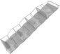 The Door Hanging Organizer Storage Bag with 4 Compartments, Gray Non-nail Multi-layer Shoe and Storage for Home Closet and Nursery