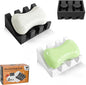 Soap Dish Holder for Shower with Suction Cup, Silicone Soap Holder & Saver Self-Draining Bar Soap Dish Keeps Soap Dry for Bathroom, Kitchen, Bathtub, Extends Soap Life (White+Black)-2Pack
