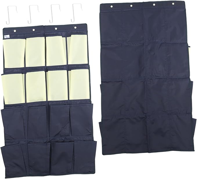 Hemobllo Over The Door Shoe Organizer Bag Oxford Hanging Storage for Closet Bedroom Bathroom Multi Purpose Shoe Storage