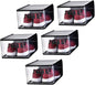 LABRIMP 5pcs Shoe Boxes Stackable Storage Cases Loop Thicken Plastic for Home Organization