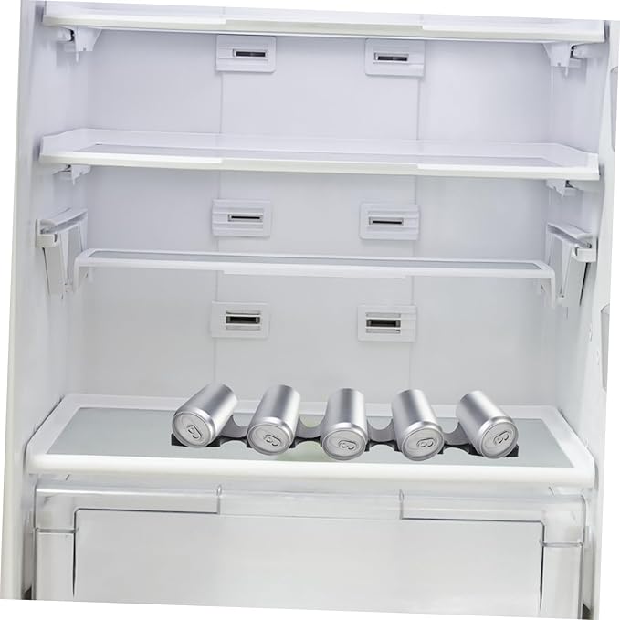 Cabilock Silicone Can Organizer for Fridge Non- Beverage Mat for Beer Cans Storage Rack Temperature Resistant Lightweight Design for Efficient Pantry Organization