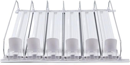 Zerodis Drink Organizer for Fridge, Drink Automatic Pusher Adjustable Soda Can Dispenser for Beverage Can Water Bottle (31cm)
