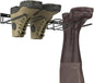 Wader Boot Hanger Wall Mount - (2 Pair) Sturdy Metal Boot Rack, Tall Shoe Holder for Closet, Entryway, Indoor, Garage
