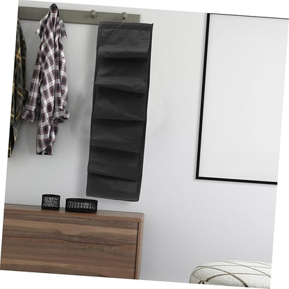 Space-saving Shoe Storage Bag for Bedroom Compartment Hanging Closet Organizer Sock Underwear Organizer Non-woven Multi-purpose