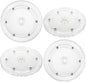 4PCS 6 inch Small Lazy Susan Turntable Clear Acrylic Lazy Susan Mini Acrylic Ball Bearing Rotating Tray for Spice Rack Table Cake Kitchen Pantry Decorating