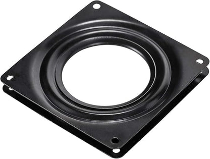 4 Pack 4-Inch Lazy Susan Turntable Bearings Rotating Plate,Lazy Susan Hareware 5/16 Inch Thick Swivel Plate for Rotating Bookshelf, Serving Trays, Kitchen Storage Shelf