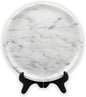 Marmor Marble Perfume Tray Bathroom Tray for Decorative,Candles,Jewelry Stone Vanity Tray,Kitchen Counter Decor and Home Decorative Tray(Calacatta Marble White) Jewelry Tray Unique Festival Gifts