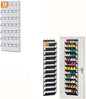 MISSLO 35 Large Pockets Over The Door Shoe Organizer and 36 Pairs Clear Over the Door Shoe Organizer
