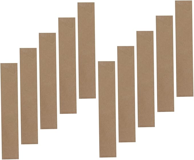 Angoily 200Pcs Disposable Kraft Paper Chopsticks Bags for Utensil Storage Portable Cutlery Holders for Bbq Picnic Travel Home Kitchen and Restaurant Use
