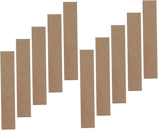 Angoily 200Pcs Disposable Kraft Paper Chopsticks Bags for Utensil Storage Portable Cutlery Holders for Bbq Picnic Travel Home Kitchen and Restaurant Use