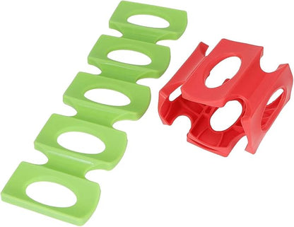 Cyrank Silicone Bottle Stacking Mat, 4Pcs Can Stacker Can Stacker for Refrigerator Silicone Can Stacker Fridge Organizer Holder Rack
